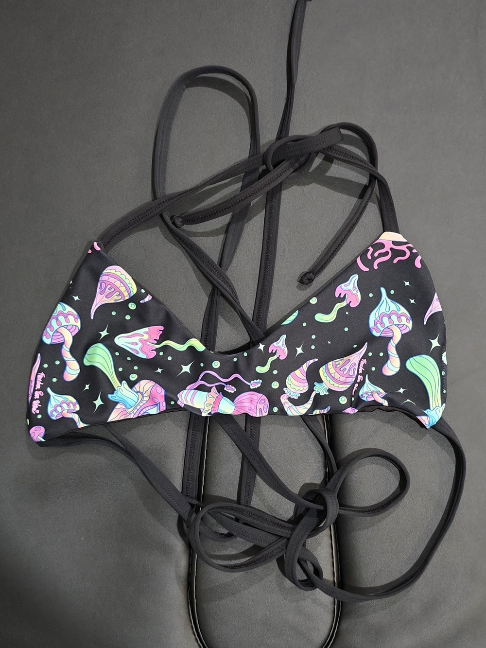 Freedom Rave Wear Psychedelic Mushroom Print Top Only